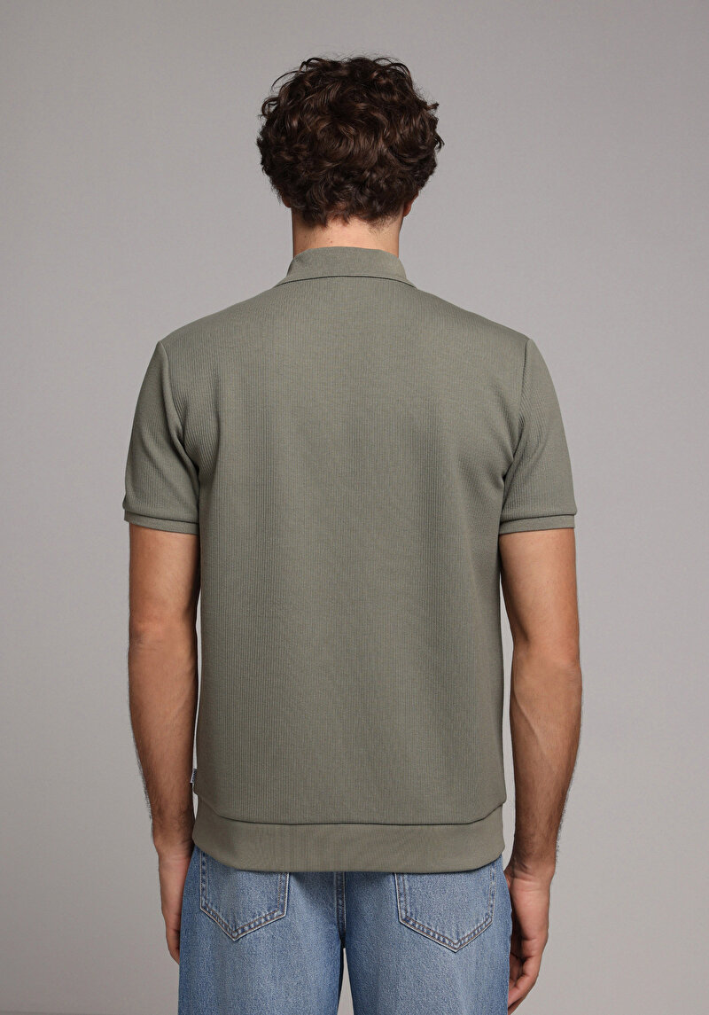 Показати інформацію про Поло З Коротким Рукавом Чоловіче Зелене