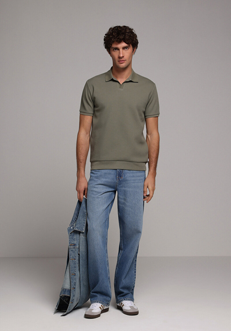 Показати інформацію про Поло З Коротким Рукавом Чоловіче Зелене