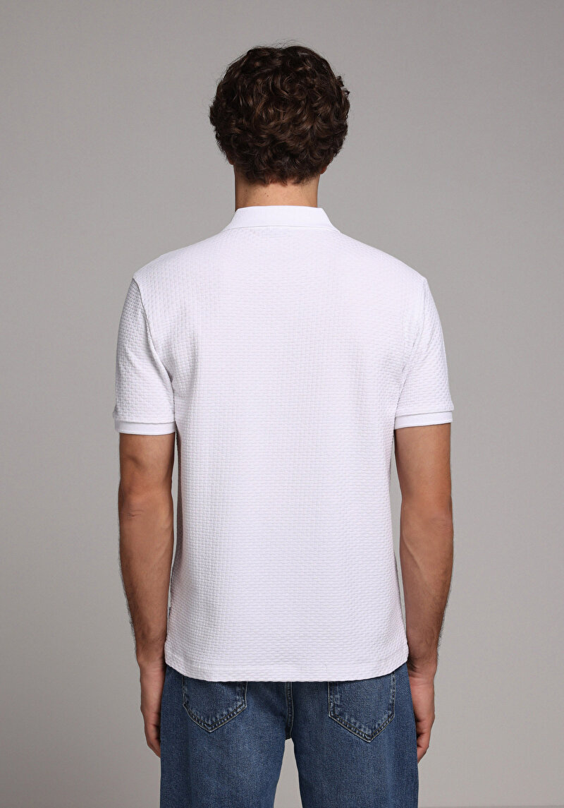 Показати інформацію про Поло З Коротким Рукавом Чоловіче Біле