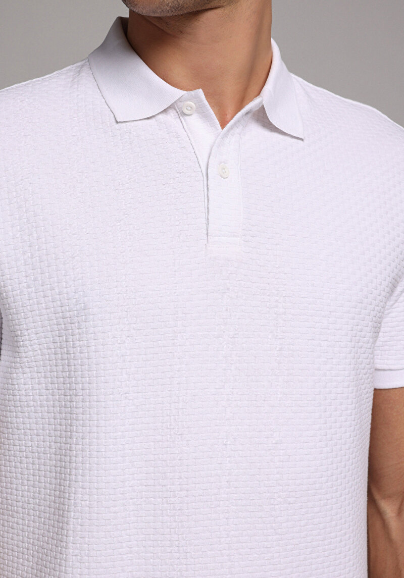 Зображення Поло З Коротким Рукавом Чоловіче Біле