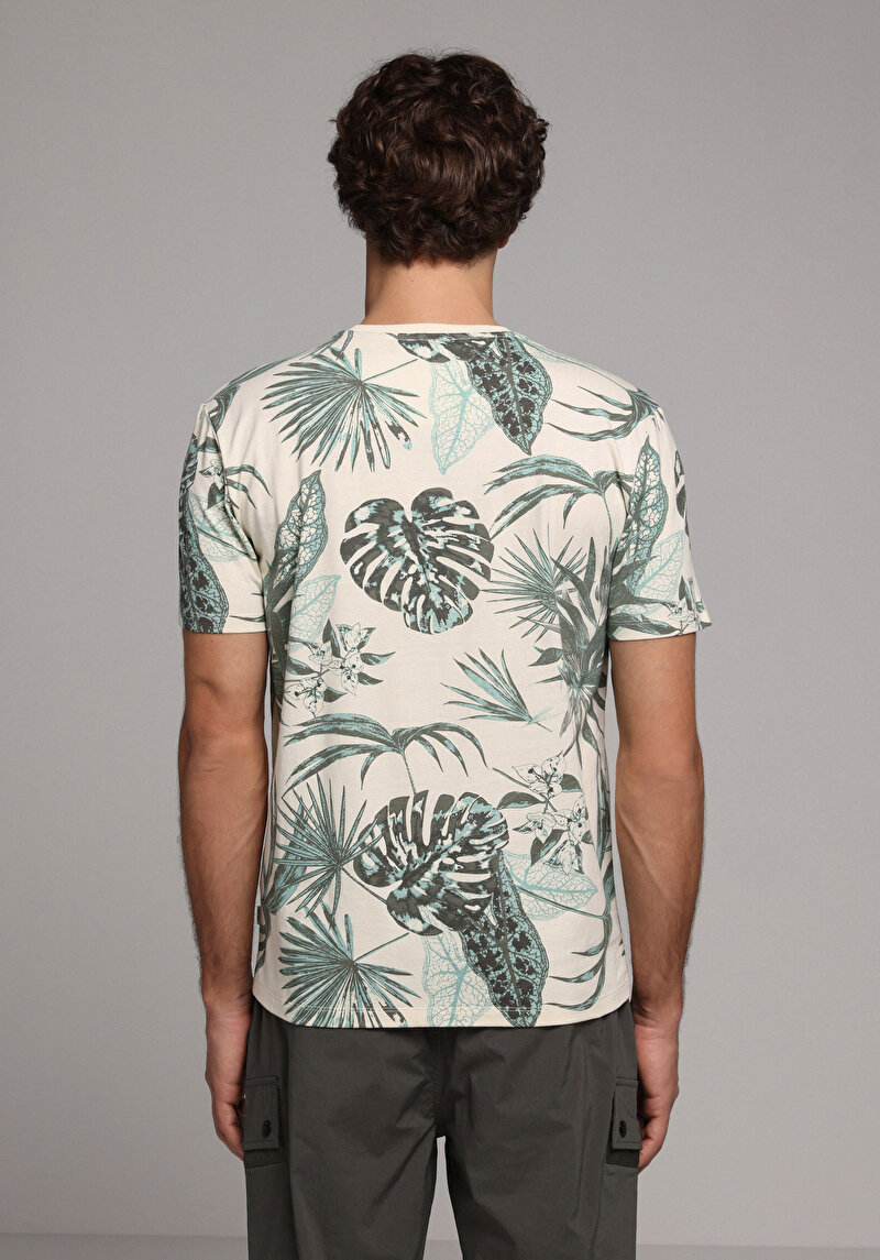 Зображення Футболка З Коротким Рукавом Чоловіча Зелена