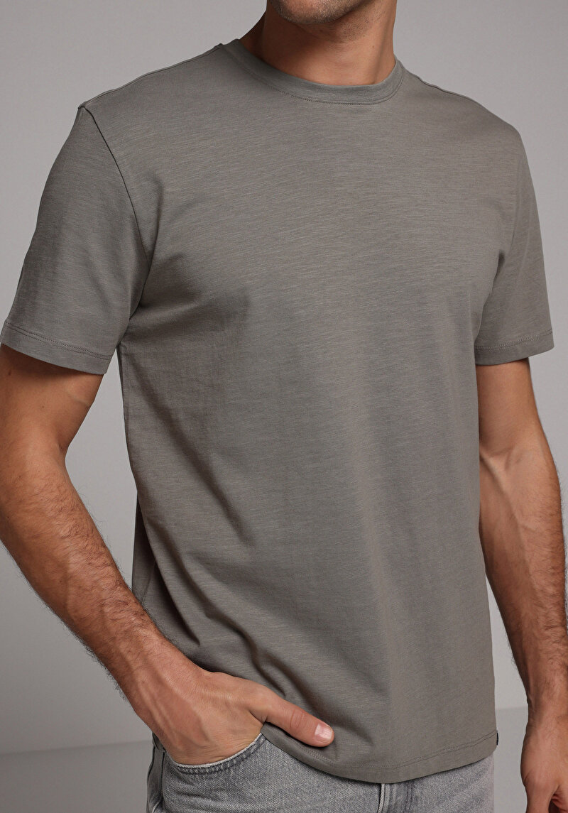 Зображення Футболка З Коротким Рукавом Чоловіча Зелена