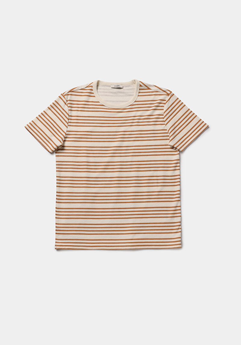 Зображення Футболка З Коротким Рукавом Чоловіча Коричнева