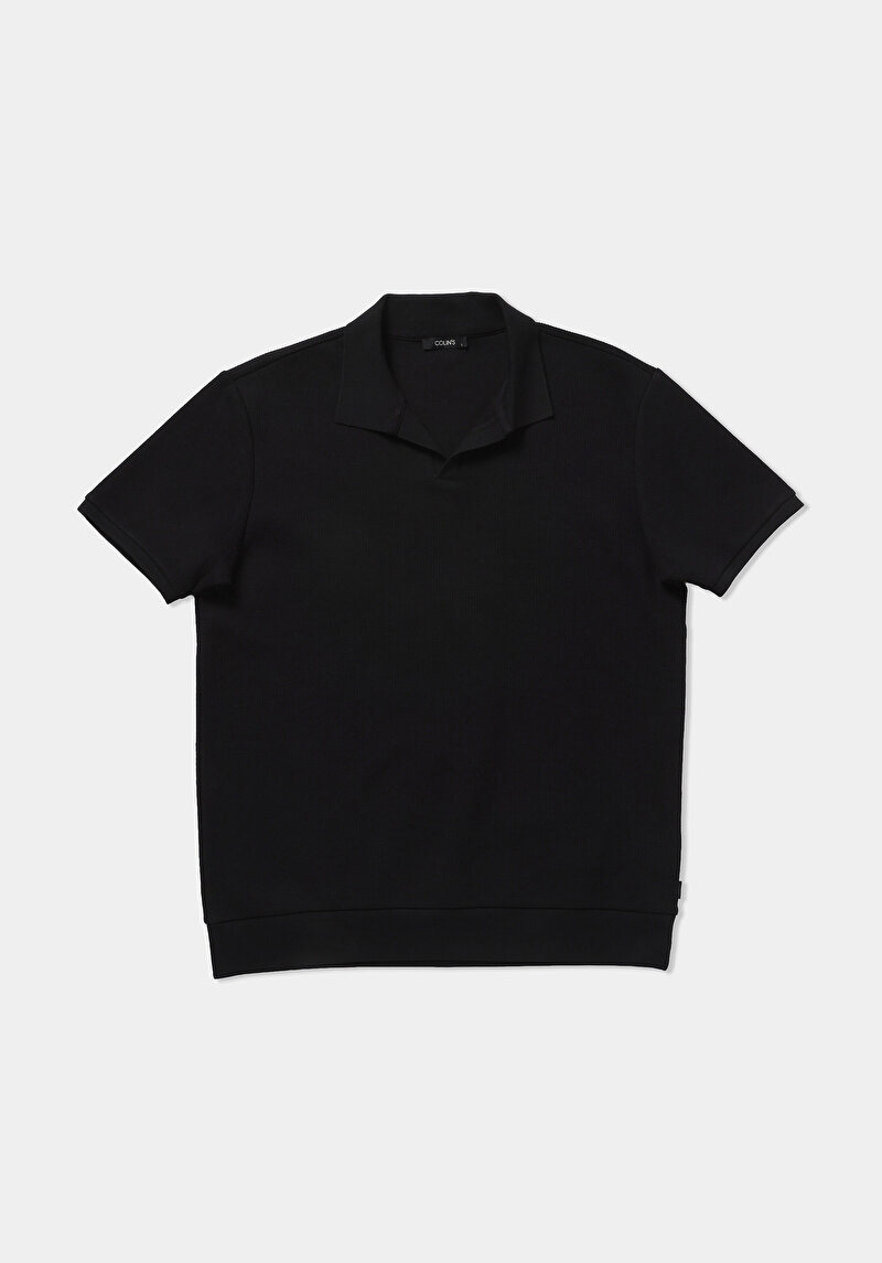 Показати інформацію про Поло З Коротким Рукавом Чоловіче Чорне