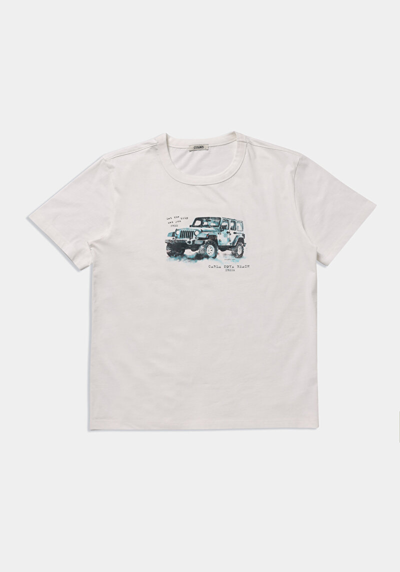 Показати інформацію про Футболка З Коротким Рукавом Чоловіча Біла