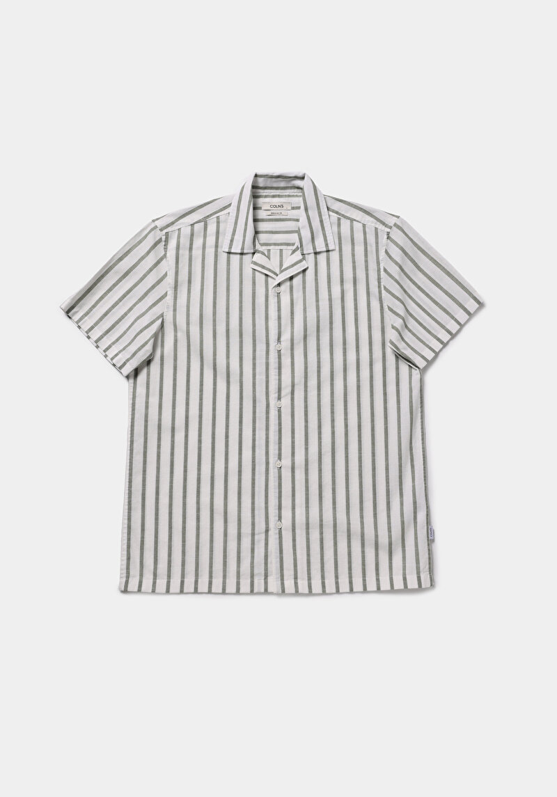 Показати інформацію про Сорочка З Коротким Рукавом Чоловіча Зелена  Cl1079442