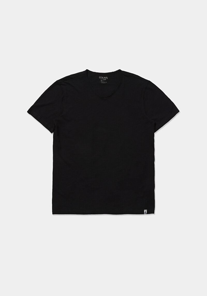 Показати інформацію про Футболка З Коротким Рукавом Чоловіча Чорна  Cl1058584