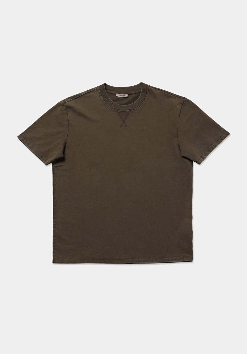 Показати інформацію про Футболка З Коротким Рукавом Чоловіча Зелена  Cl1077455