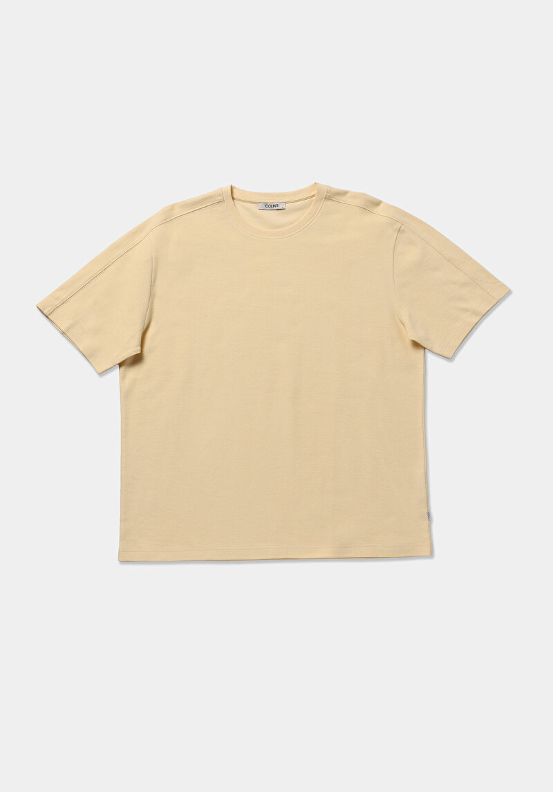 Показати інформацію про Футболка З Коротким Рукавом Чоловіча Жовта