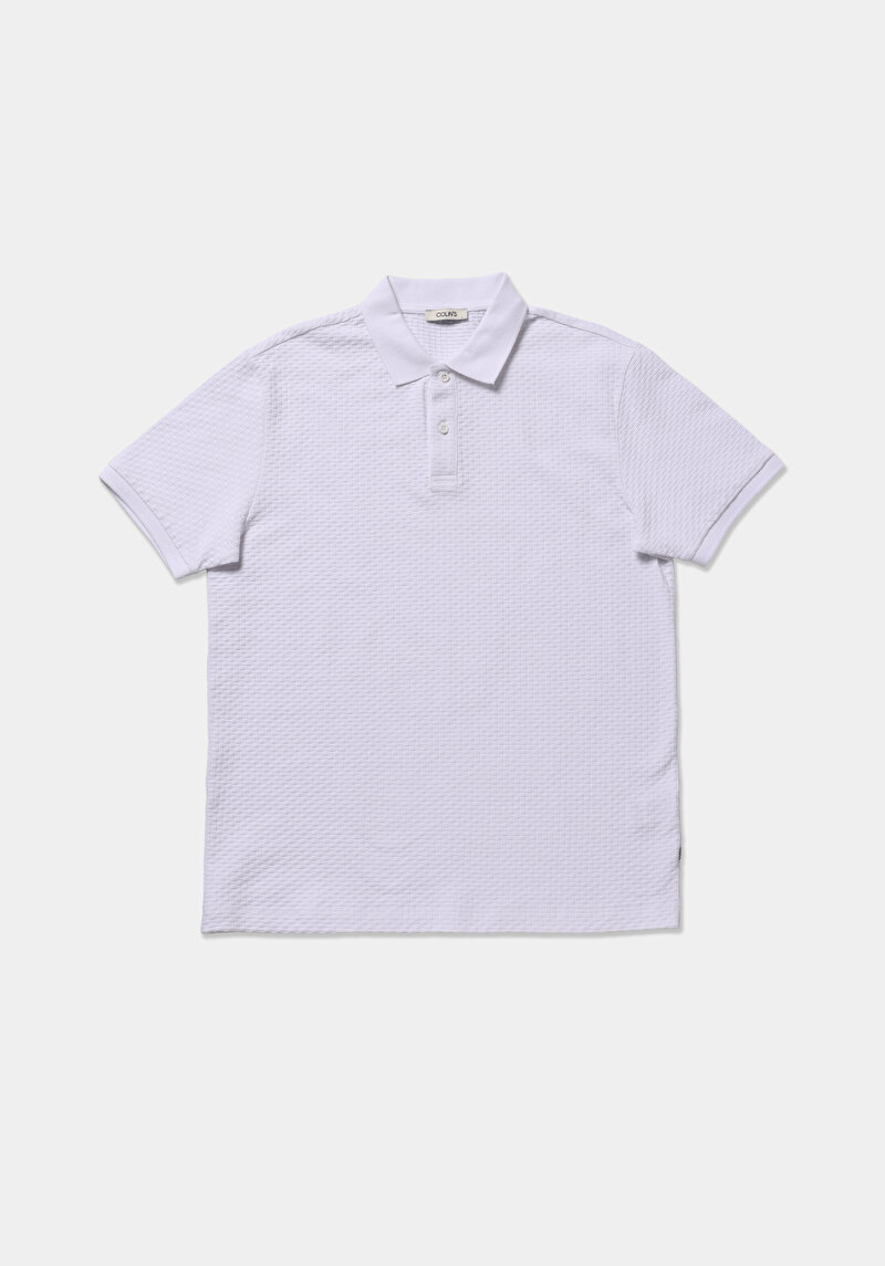 Показати інформацію про Поло З Коротким Рукавом Чоловіче Біле