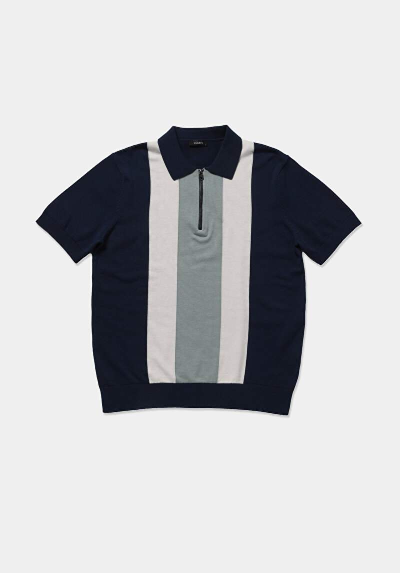 Зображення Светр Із Коротким Рукавом  Синій