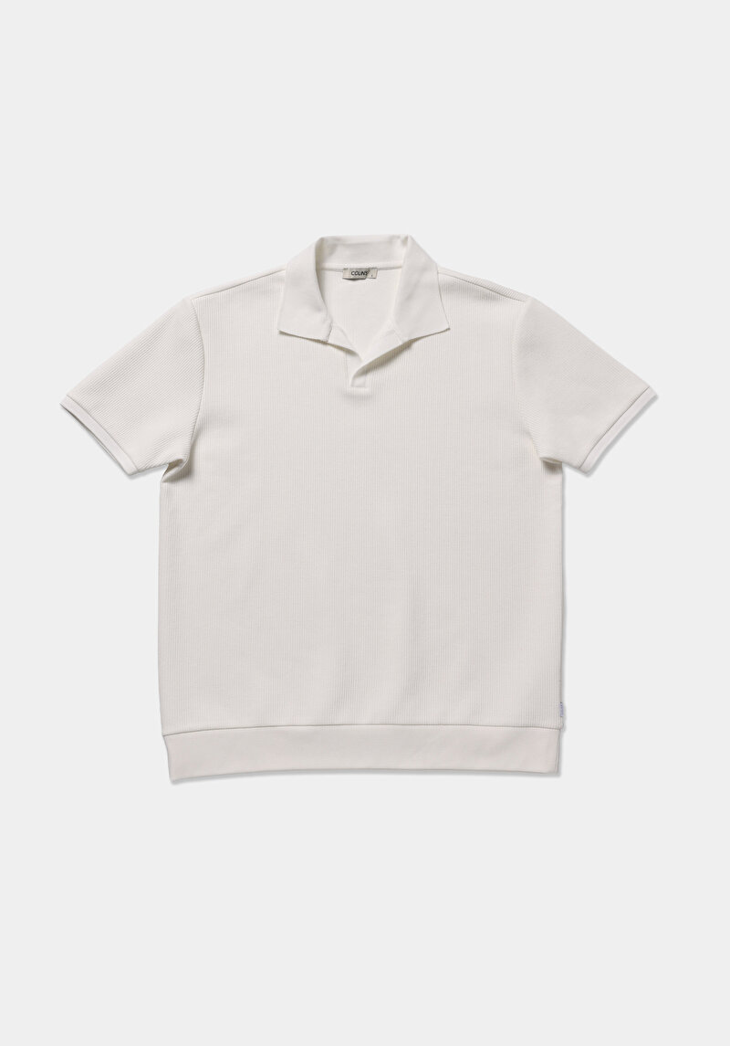 Зображення Поло З Коротким Рукавом Чоловіче Біле