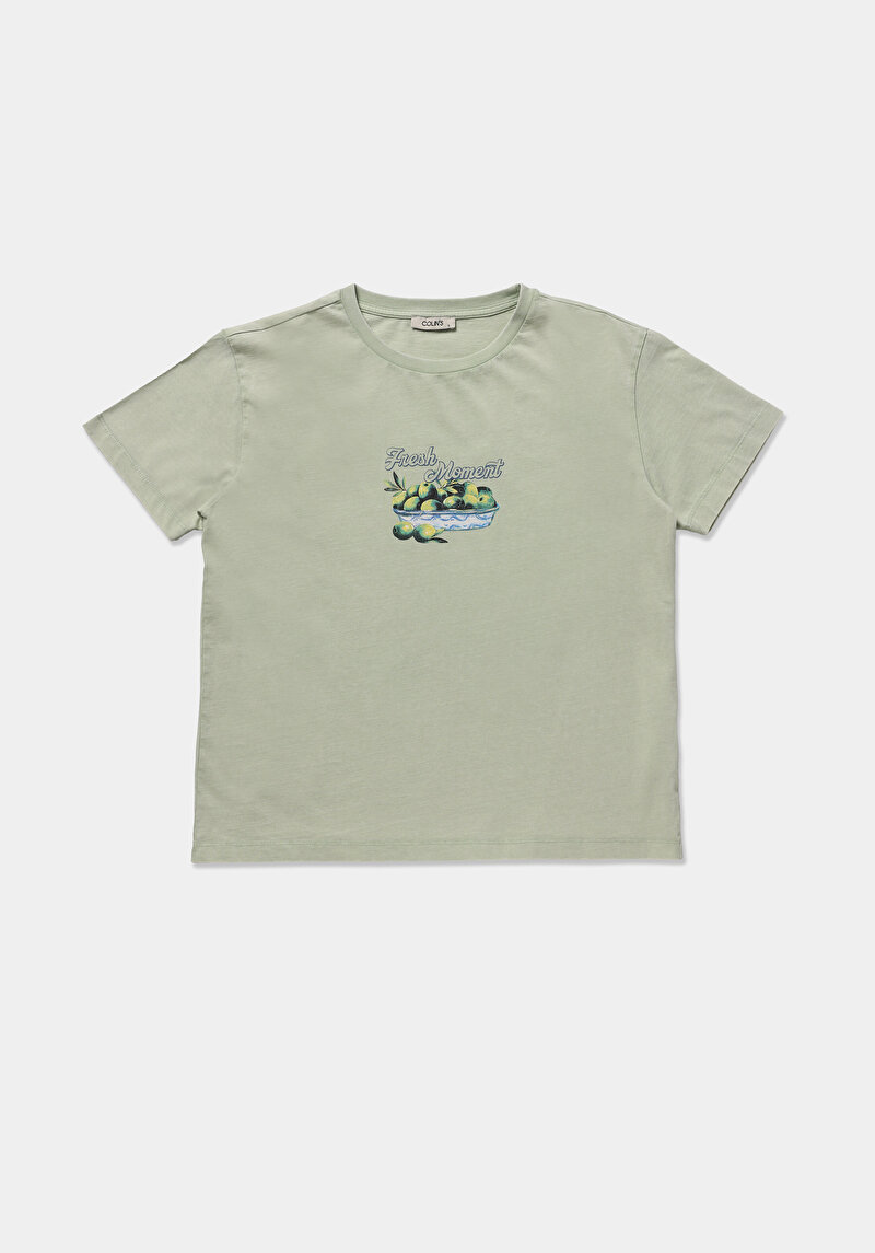 Показати інформацію про Футболка З Коротким Рукавом Жіноча Бірюзова