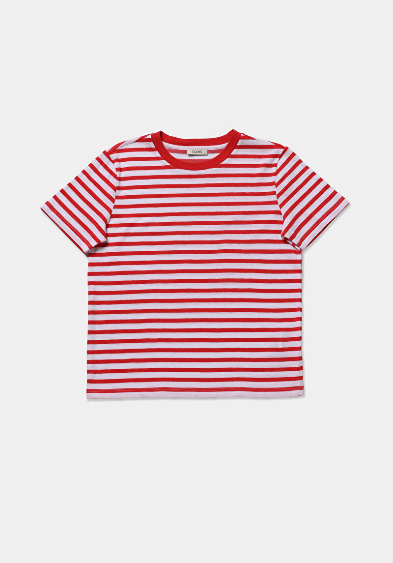 Показати інформацію про Футболка З Коротким Рукавом Жіноча Червона  Cl1079954