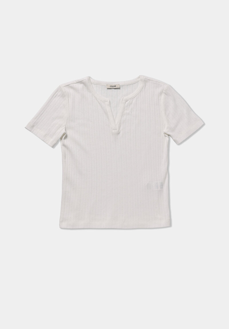 Зображення Блуза З Коротким Рукавом Жіночий Біла