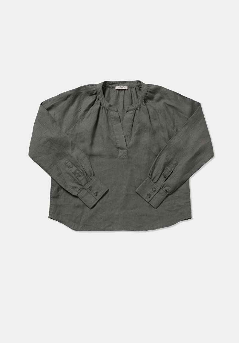 Показати інформацію про Сорочка З Довгим Рукавом Жіноча Зелена