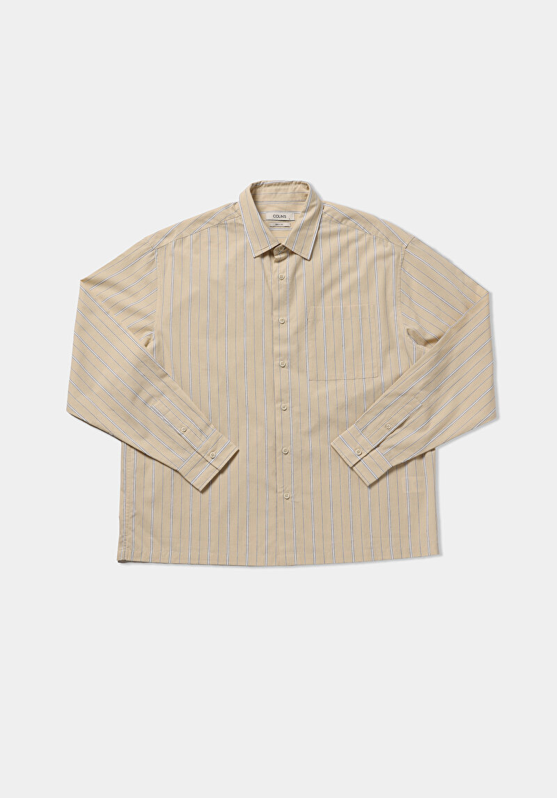 Показати інформацію про Сорочка З Довгим Рукавом Чоловіча Жовта  Cl1079095