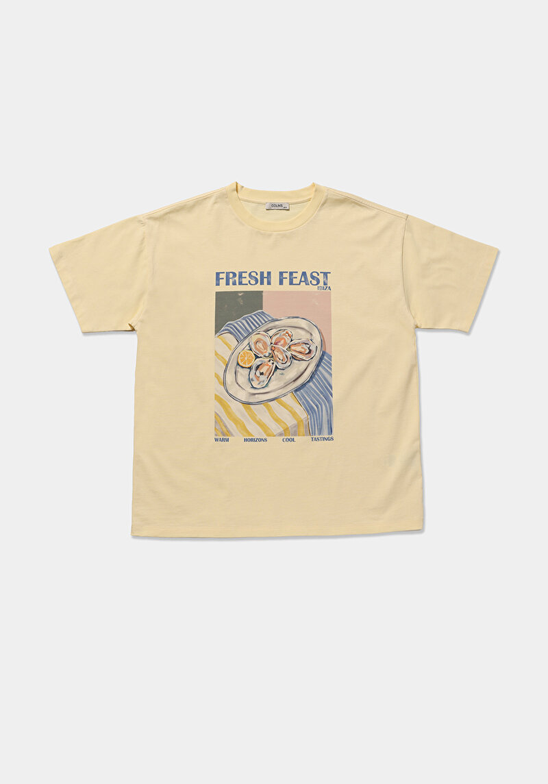 Зображення Футболка З Коротким Рукавом Жіноча Жовта