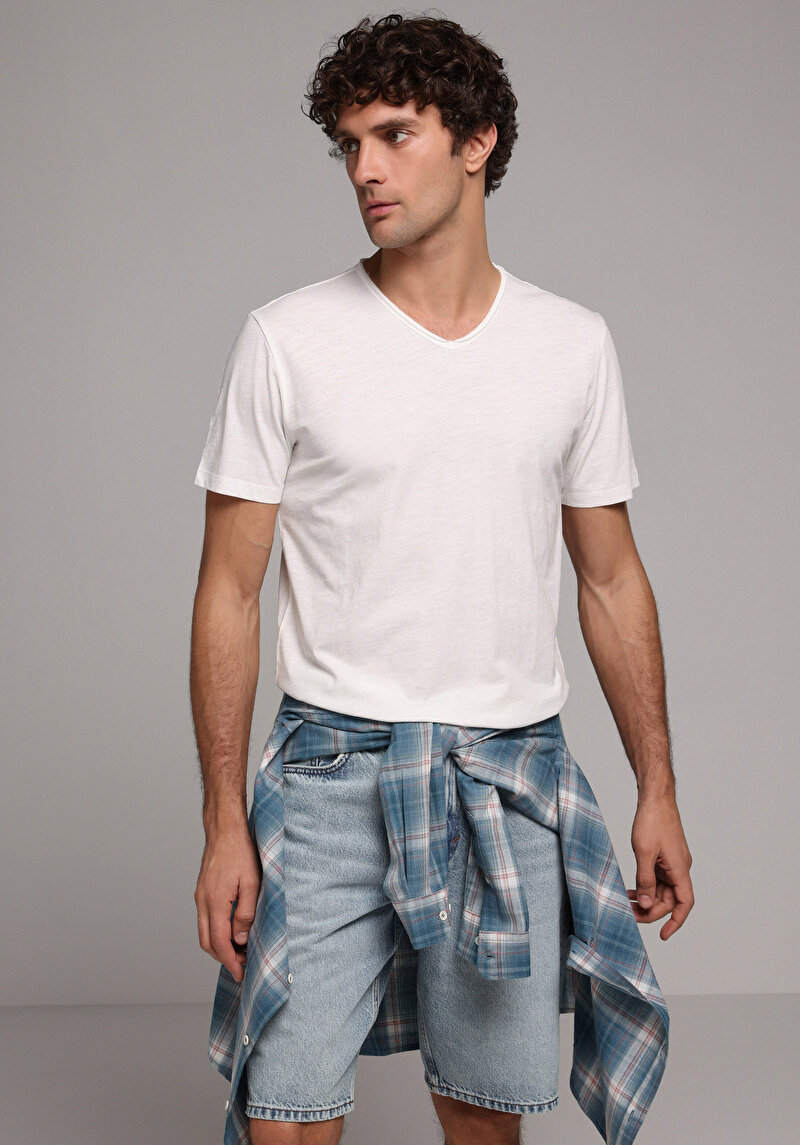 Зображення Футболка З Коротким Рукавом Чоловіча Біла  Cl1058584