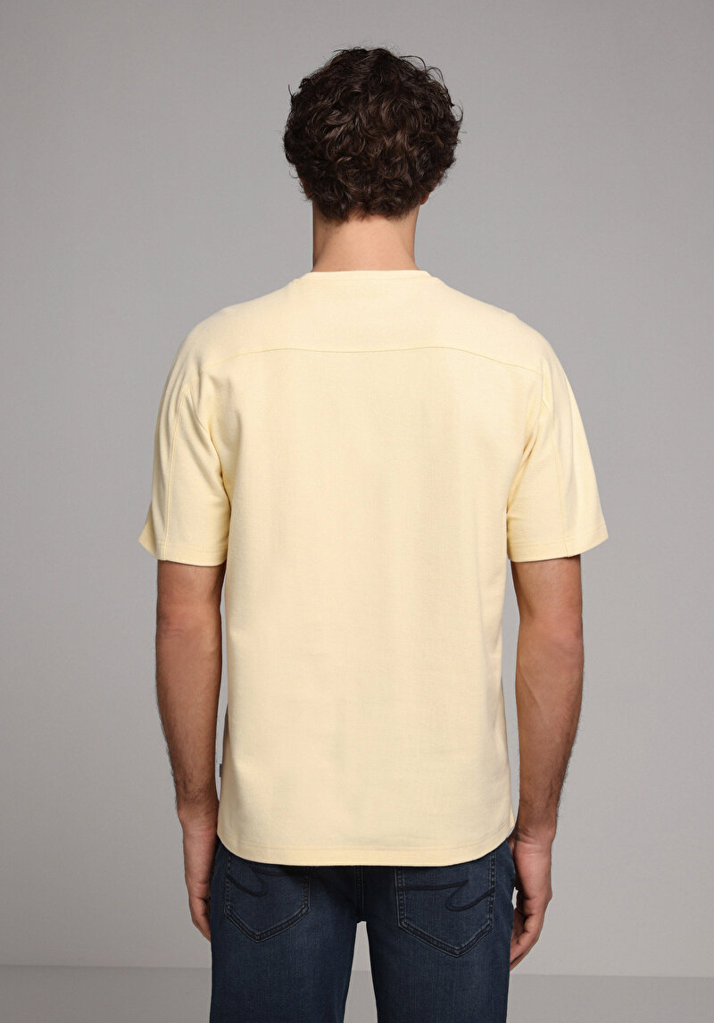 Показати інформацію про Футболка З Коротким Рукавом Чоловіча Жовта