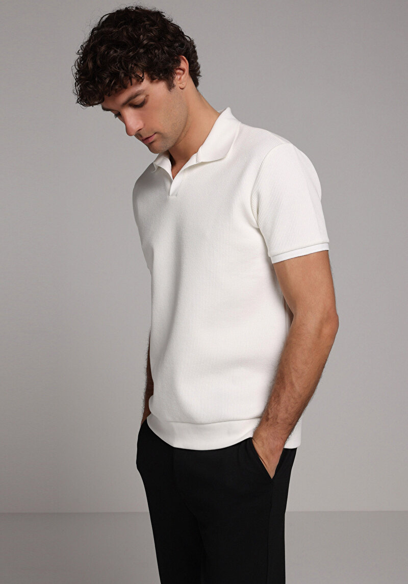 Показати інформацію про Поло З Коротким Рукавом Чоловіче Біле