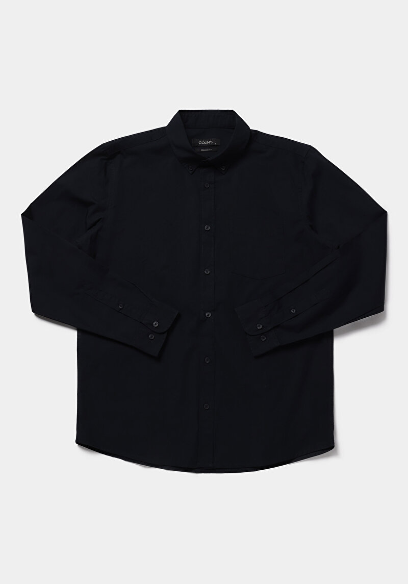 Зображення Сорочка З Довгим Рукавом Чоловіча Синя  Cl1080056