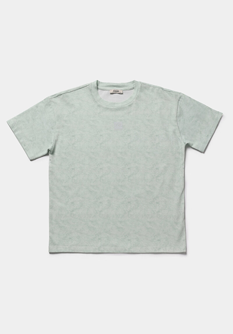 Зображення Футболка З Коротким Рукавом Жіноча Зелена