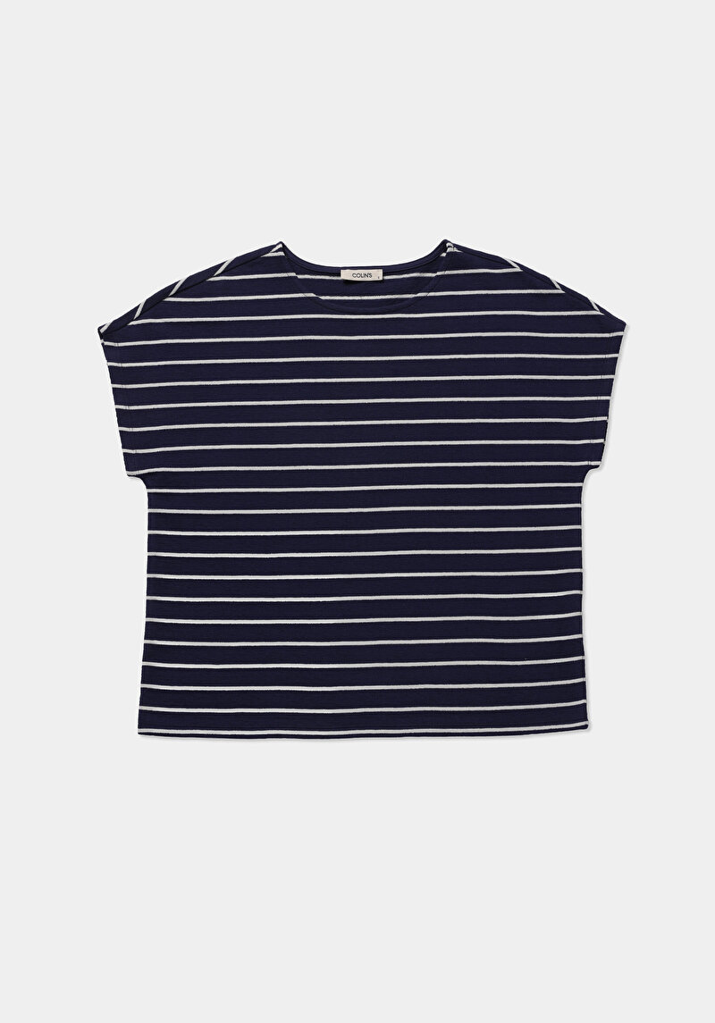 Зображення Футболка З Коротким Рукавом Жіноча Синя