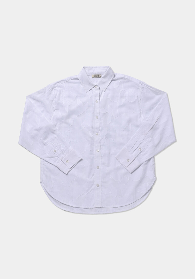 Зображення Сорочка З Довгим Рукавом Жіноча Біла