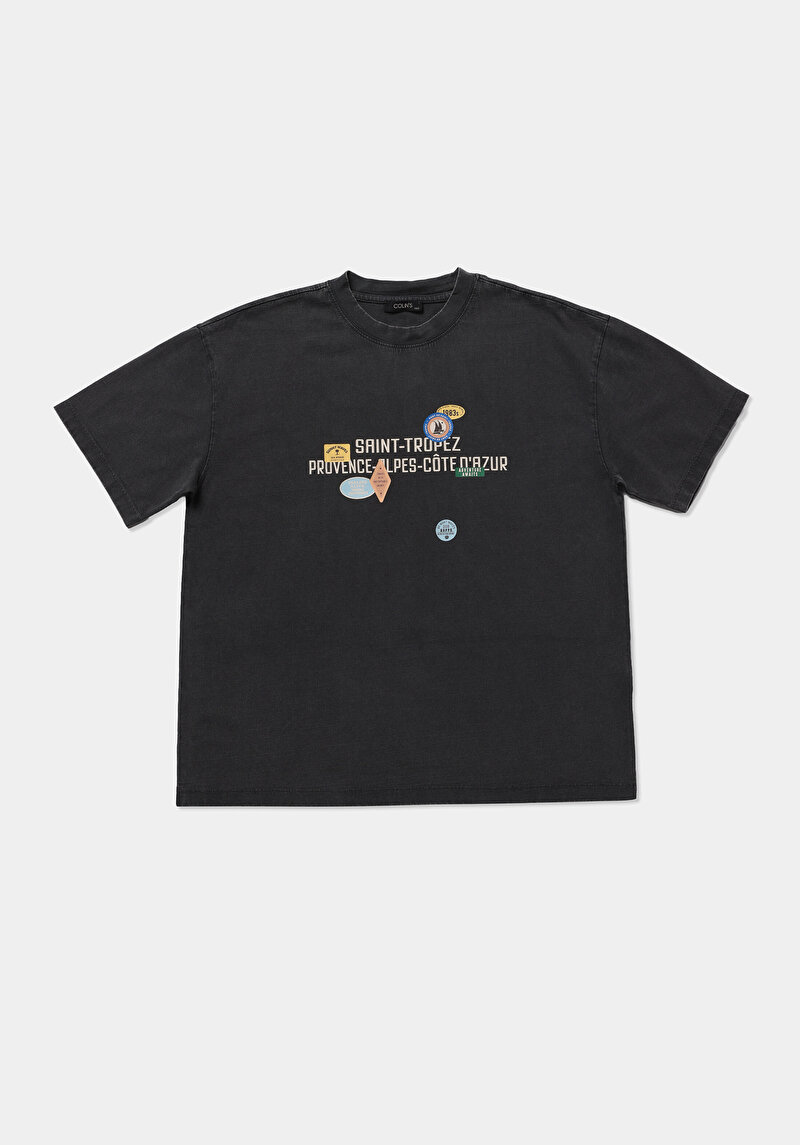 Зображення Футболка З Коротким Рукавом Жіноча Сіра