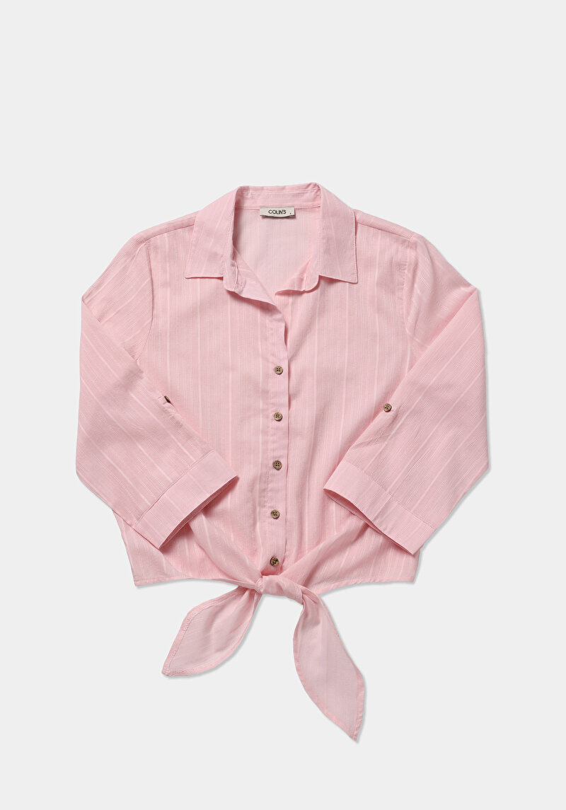 Зображення Сорочка З Довгим Рукавом Жіноча Помаранчева