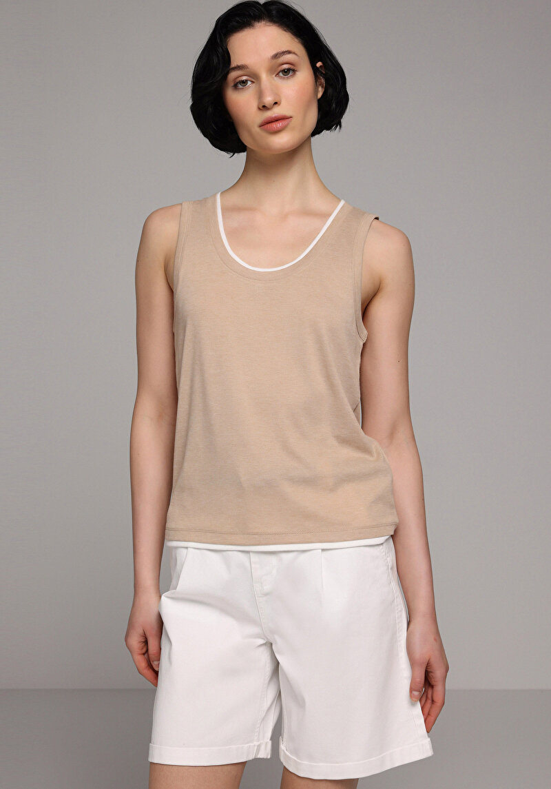 Зображення Майка Жіноча Бежева