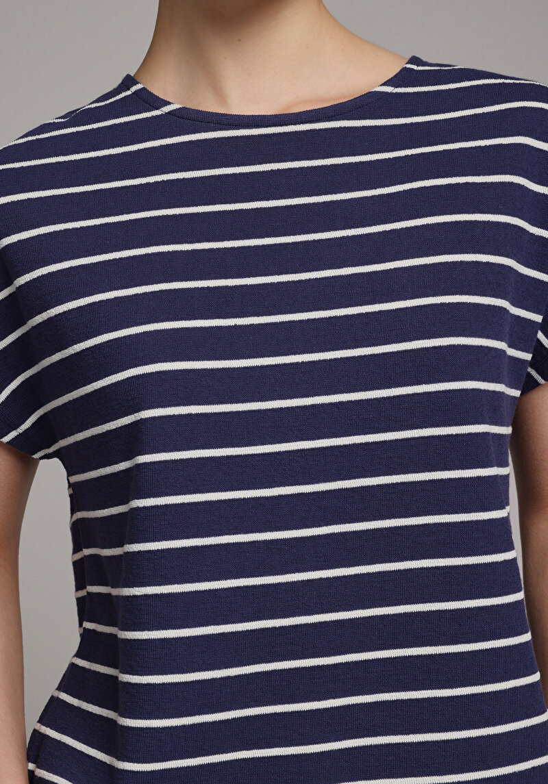 Зображення Футболка З Коротким Рукавом Жіноча Синя