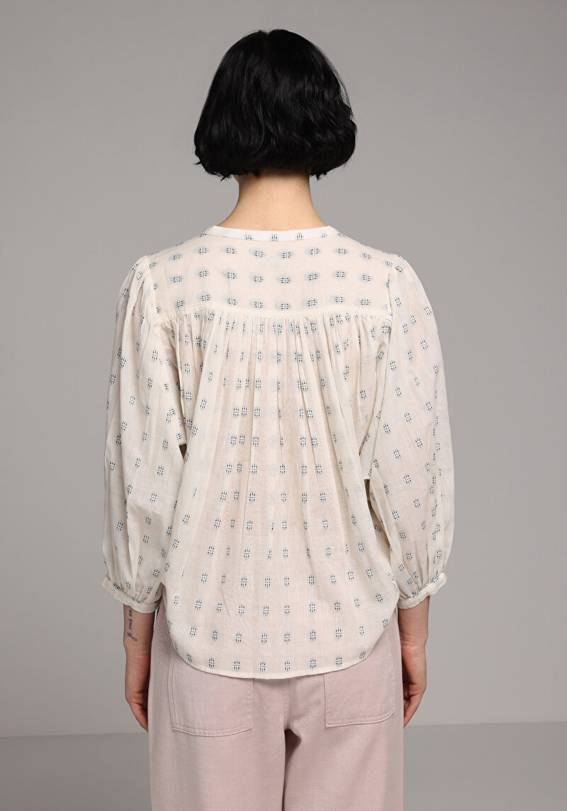 Зображення Сорочка З Довгим Рукавом Жіноча Бежева