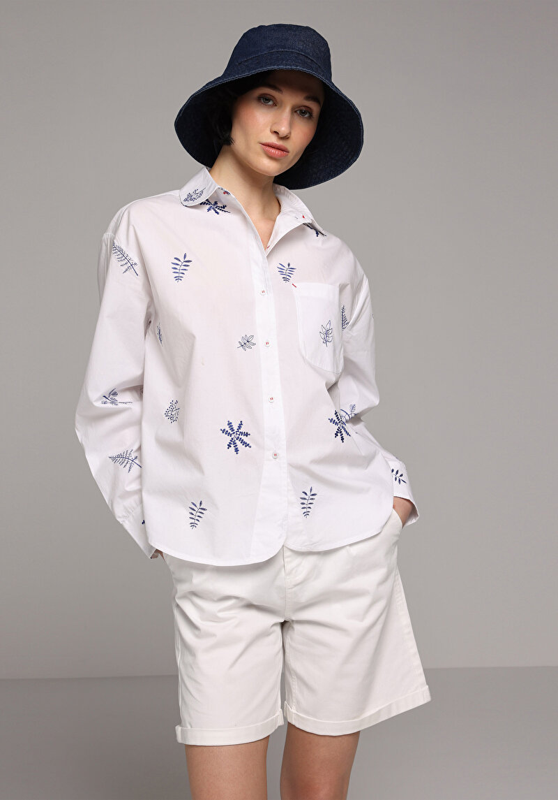 Зображення Сорочка З Довгим Рукавом Жіноча Бежева