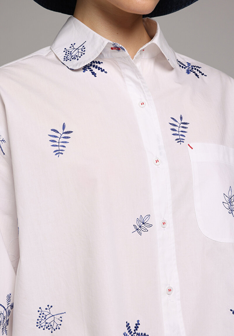 Зображення Сорочка З Довгим Рукавом Жіноча Бежева