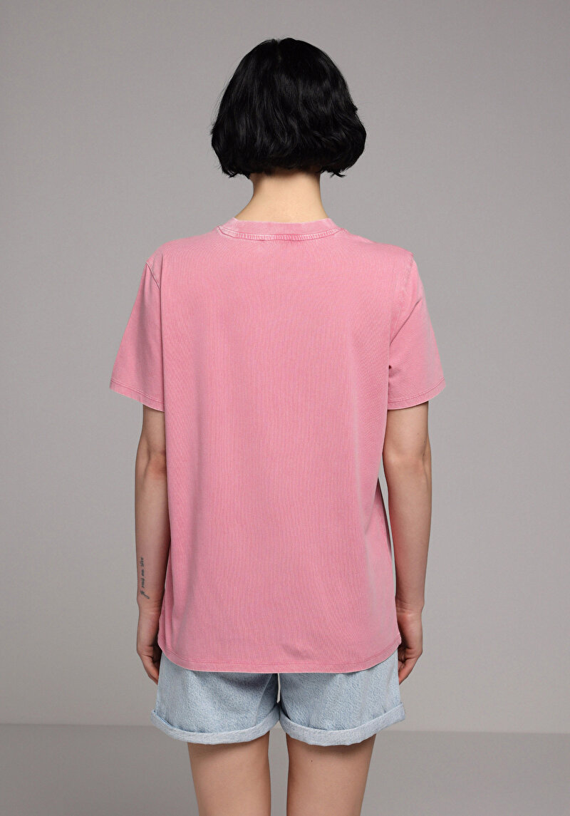 Зображення Футболка З Коротким Рукавом Жіноча Рожева