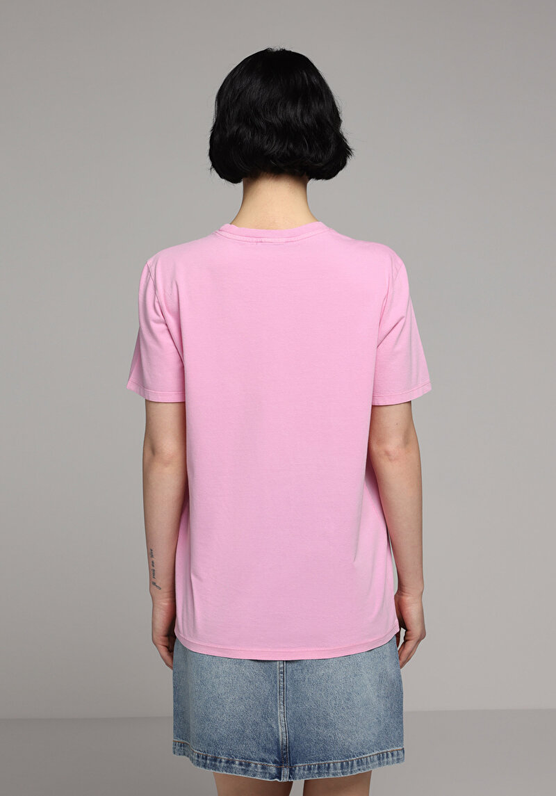 Зображення Футболка З Коротким Рукавом Жіноча Рожева