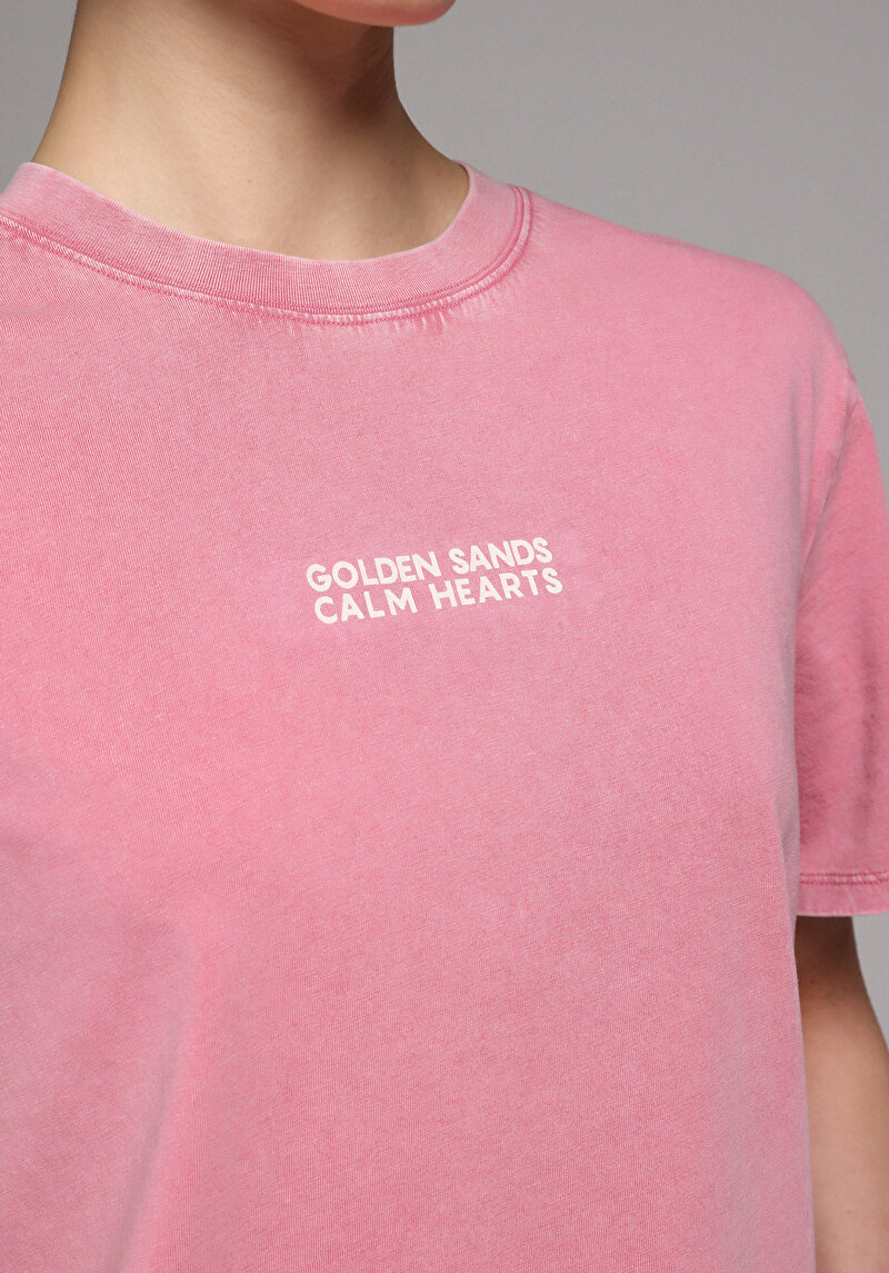 Зображення Футболка З Коротким Рукавом Жіноча Рожева