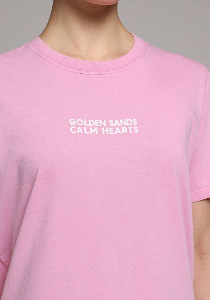 Зображення Футболка З Коротким Рукавом Жіноча Рожева