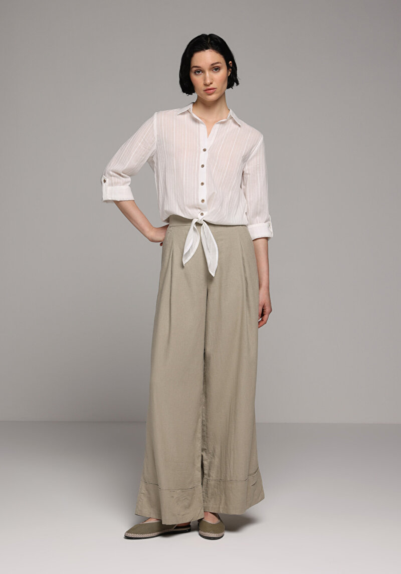 Зображення Сорочка З Довгим Рукавом Жіноча Біла