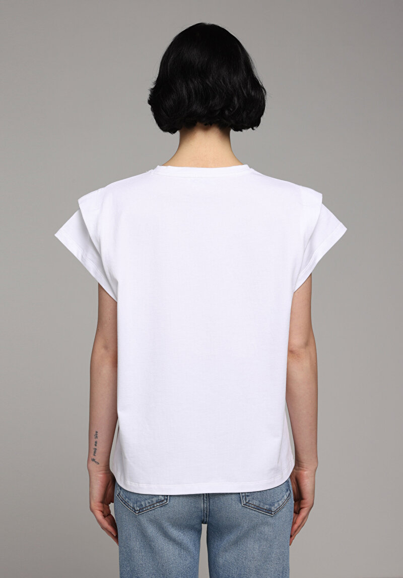 Зображення Футболка З Коротким Рукавом Жіноча Біла