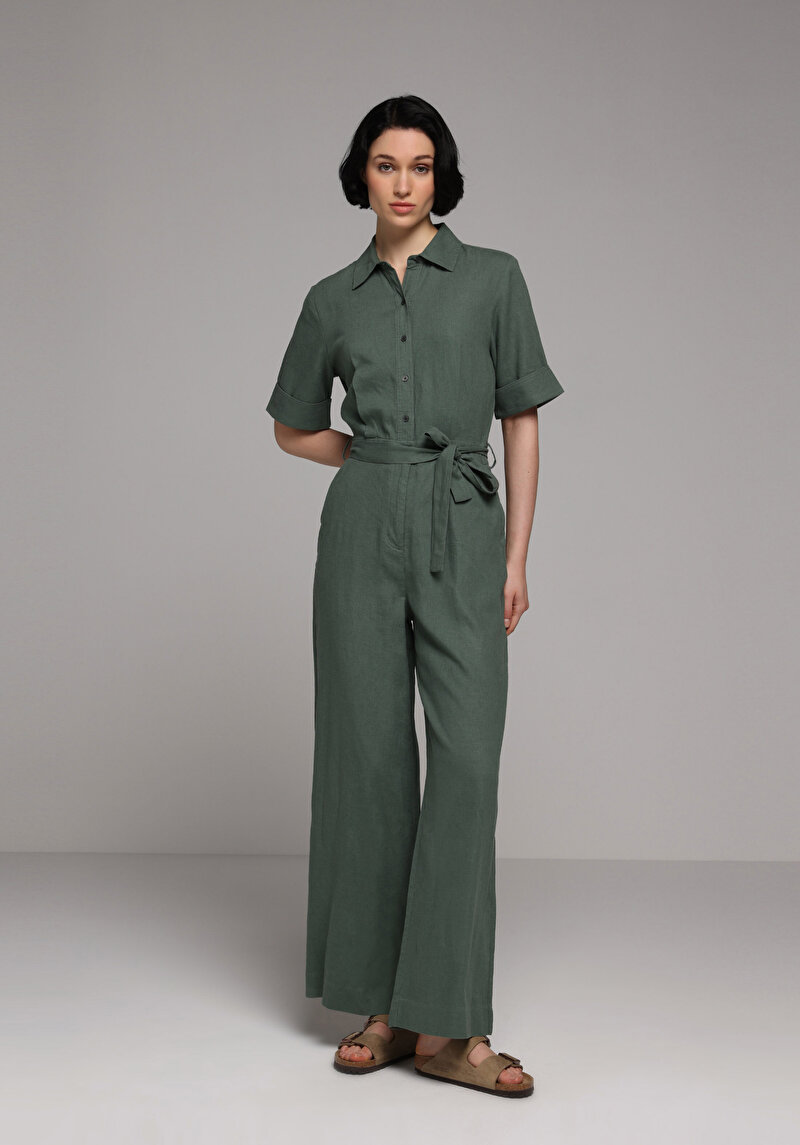 Зображення Комбінезон Жіночий Зелений