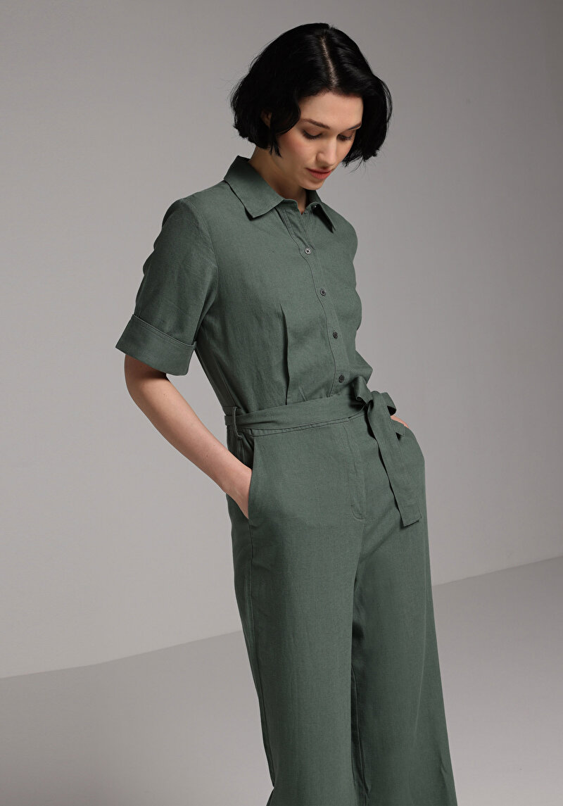 Зображення Комбінезон Жіночий Зелений