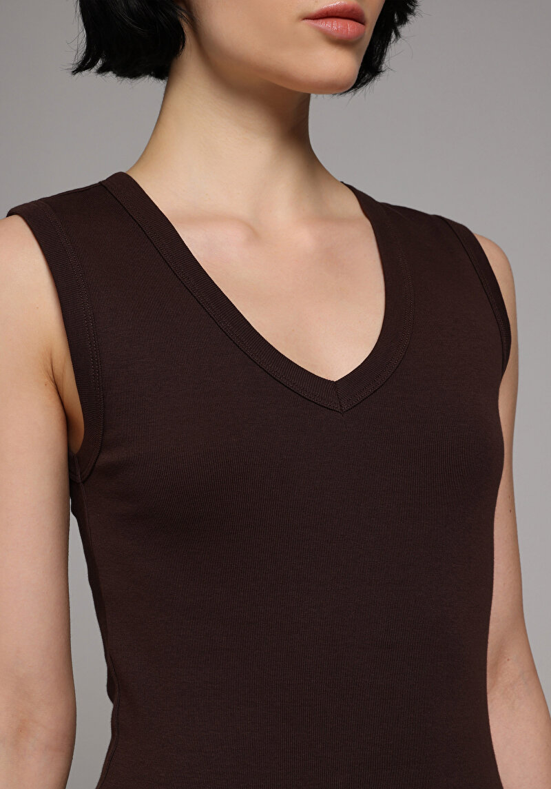 Зображення Майка Жіноча Коричнева