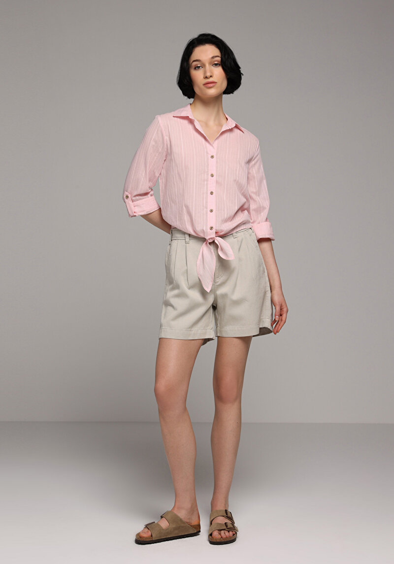 Зображення Сорочка З Довгим Рукавом Жіноча Помаранчева