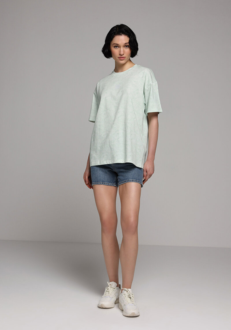 Зображення Футболка З Коротким Рукавом Жіноча Зелена