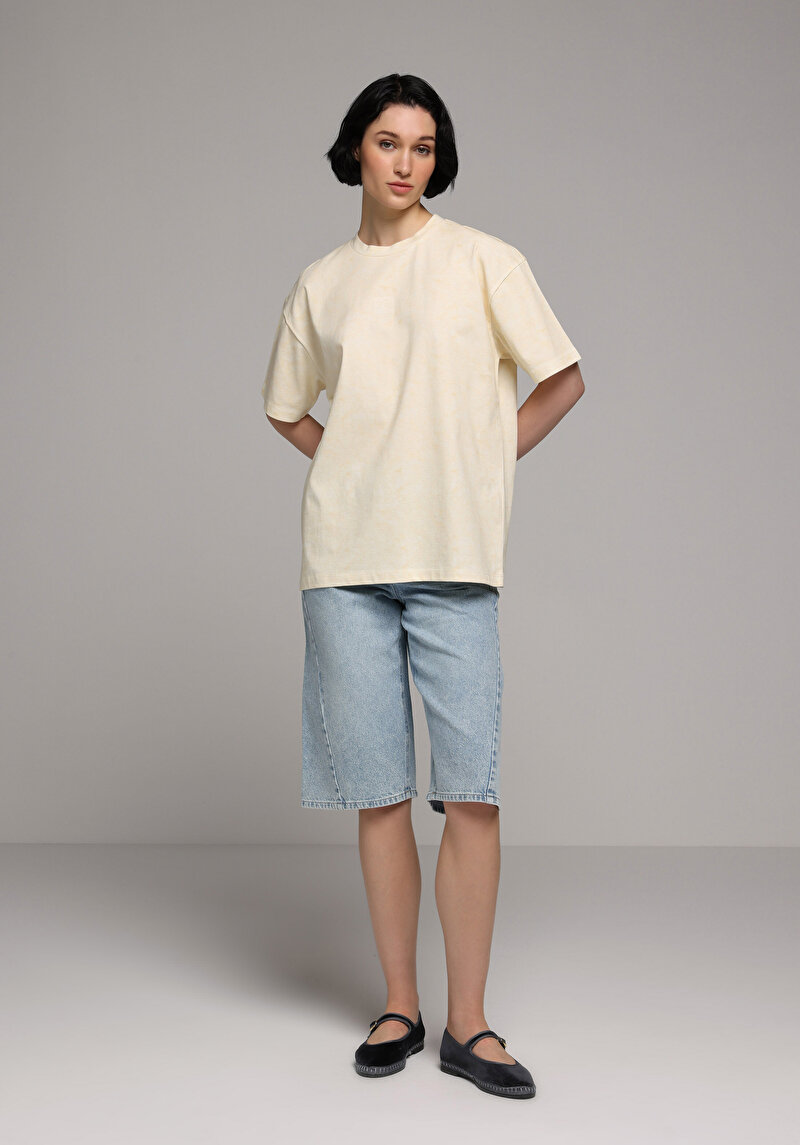 Зображення Футболка З Коротким Рукавом Жіноча Жовта