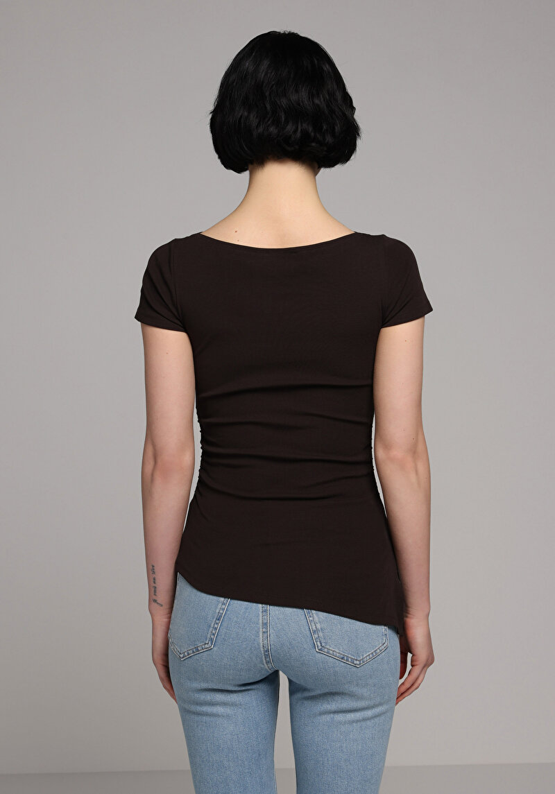 Зображення Футболка З Коротким Рукавом Жіноча Зелена