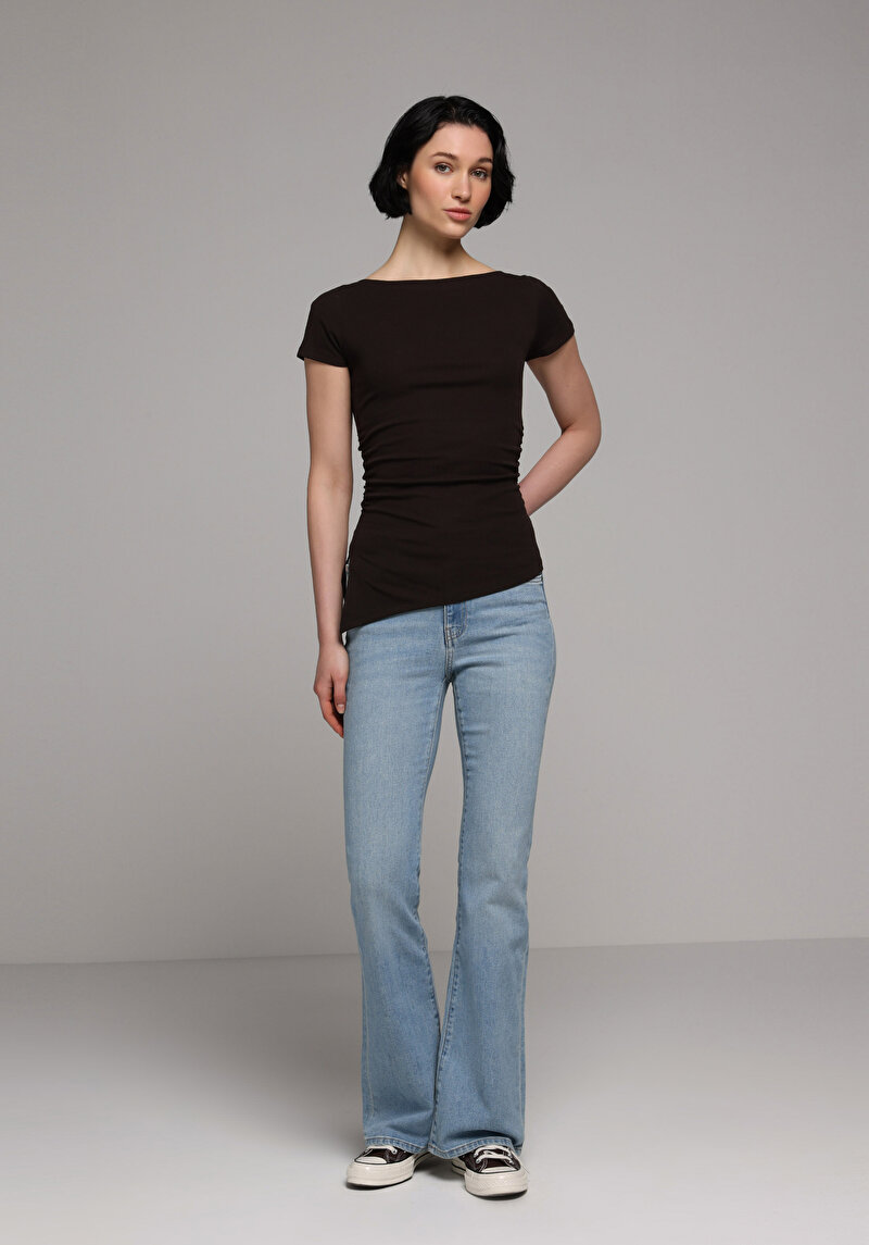 Зображення Футболка З Коротким Рукавом Жіноча Зелена